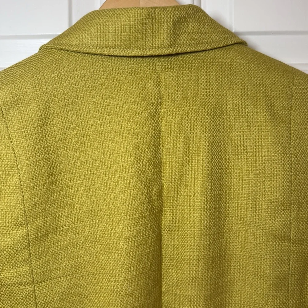 Talbots jacket chartreuse